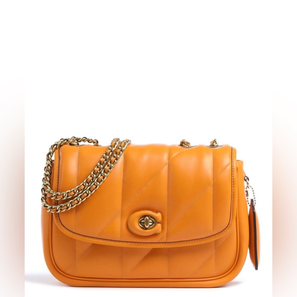 NWOT Coach Pillow Madison in “Papaya”